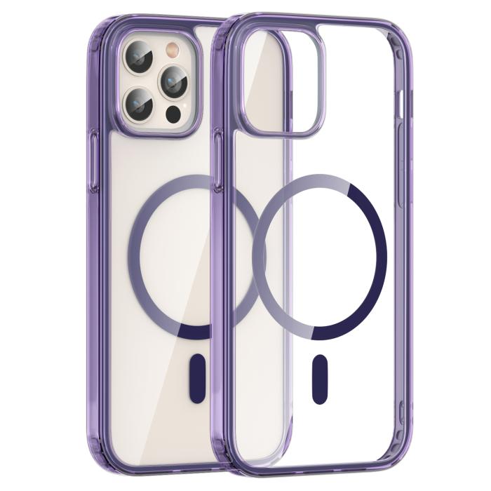 Bild 2, ColorPop ColorPop iPhone 12 Pro Max Skal CH MagSafe Transparent/Lila