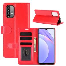  Xiaomi Redmi 9T - Crazy Horse L&auml;der Fodral - R&ouml;d