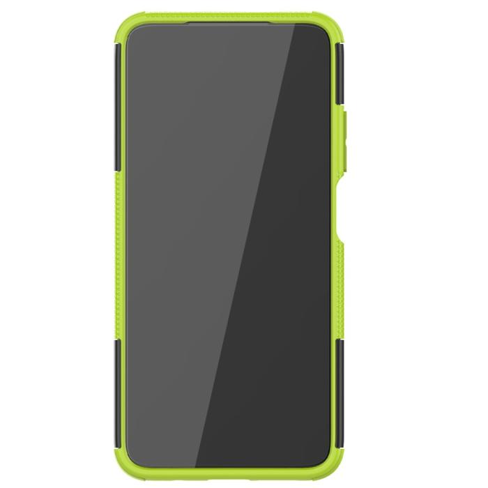 Bild 4,  Xiaomi Redmi 9T - Ultimata Stöttåliga Skalet med Stöd - Grön