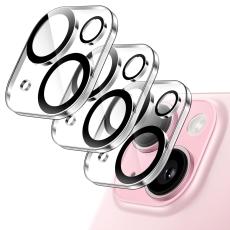  [3-Pack] iPhone 15 Plus Linsskydd I H&auml;rdat Glas