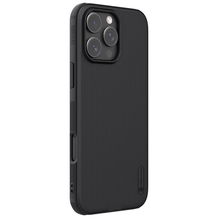 Bild 3, NILLKIN NILLKIN iPhone 16 Pro Max Skal MagSafe Frosted Shield Svart