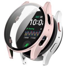  Galaxy Watch 7 40 mm Skal Med Sk&auml;rmskydd Ljus Rosa