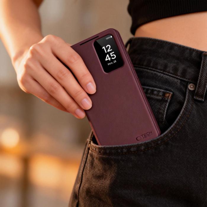 Bild 4, Tech-Protect Tech-Protect Galaxy S26 Fodral Smart Wallet Mulberry