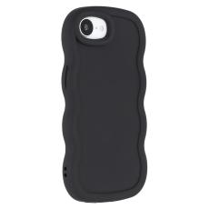  iPhone 17e / 16e Mobilskal Wavy Svart