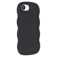  iPhone 17e / 16e Mobilskal Wavy Svart