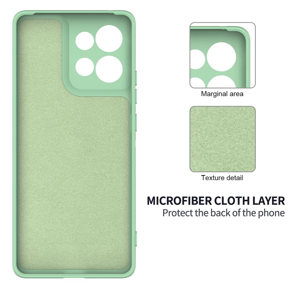  Motorola Moto G56 5G Skal Liquid Silikon Grön