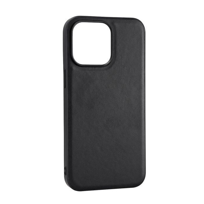 Bild 3, Buffalo Buffalo iPhone 15 Pro Max Mobilskal MagSafe Läder Svart