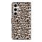  Samsung Galaxy S25 Fodral Läder Leopard Tryck