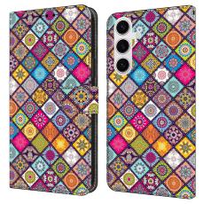  Samsung Galaxy S25 Fodral Tryckta Mandala Blommor