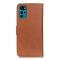 KHAZNEH KHAZNEH Motorola Moto G22 Fodral Läder Brun