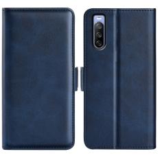  Sony Xperia 10 IV Fodral Magnetisk St&auml;ngning Bl&aring;