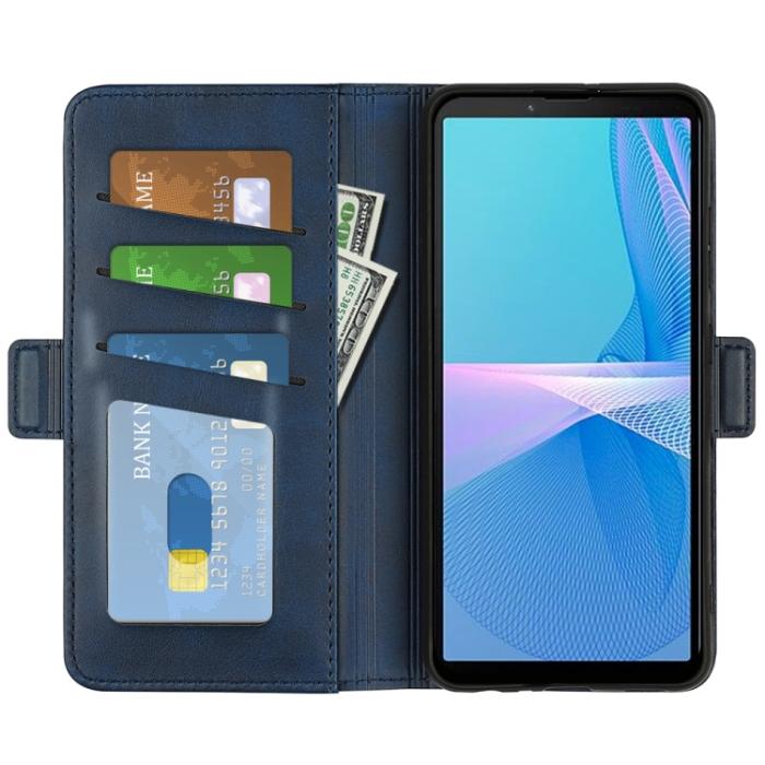 Bild 4,  Sony Xperia 10 IV Fodral Magnetisk Stängning Blå
