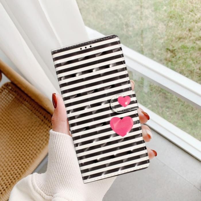 Bild 5,  iPhone 16 Pro Fodral Med Stripes/Hjärtan