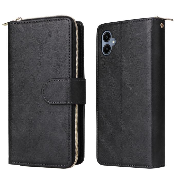 Bild 6,  Samsung Galaxy A07 Fodral Multifunktionellt Läder Svart