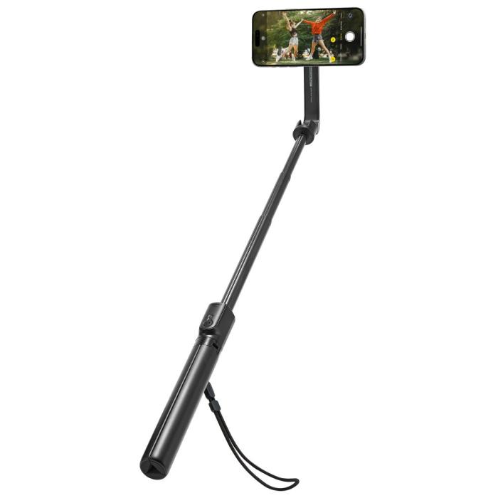Bild 6, Spigen Spigen 120 cm MagSafe Bluetooth Selfiestick Tripod Svart