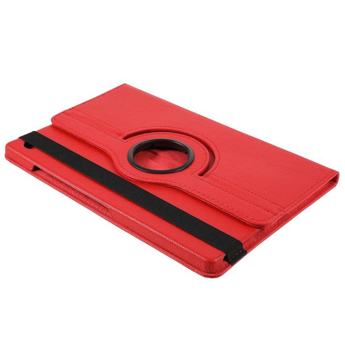 Bild 6,  Samsung Galaxy Tab A8 10.5 (2021) Fodral 360° Rotation Röd
