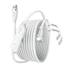 AMVR AMVR 5m 18W Link Kabel Med Laddningsport USB-C Vit