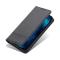 AZNS AZNS iPhone 15 Plus Fodral Flip Läder Svart