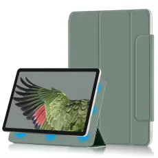  Google Pixel Tablet Fodral 2in1 Magnet Tri-Fold Gr&ouml;n