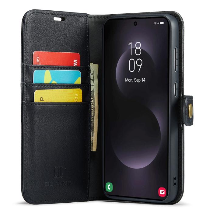 Bild 2, DG.MING DG.MING Galaxy S25 Edge 2in1 Magnet Fodral / Skal Svart