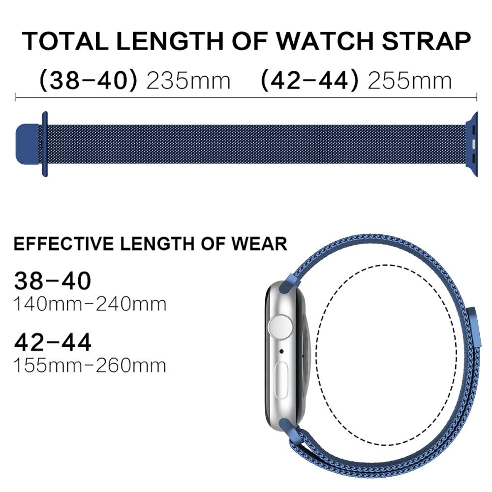 ColorPop ColorPop Milanese Loop Metall Armband Apple Watch 42/44/45/46/49 mm