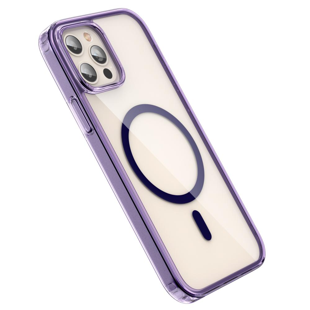 ColorPop ColorPop iPhone 12 Pro Max Skal CH MagSafe Transparent/Lila