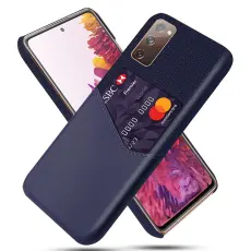 KSQ Samsung Galaxy S20 FE - KSQ Skal Med Kortfack - Bl&aring;
