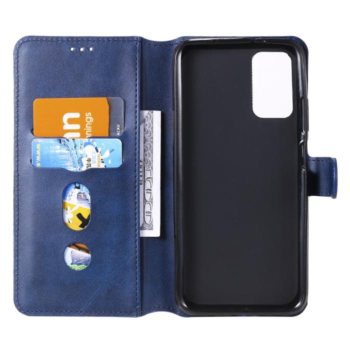 Bild 4,  Xiaomi Redmi 9T - Solid Läder Fodral - Blå