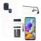  Samsung Galaxy A21s - Crazy Horse Plånboksfodral - Vit