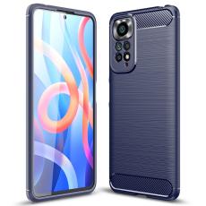  Xiaomi Redmi Note 11 4G Skal Borstad St&aring;l Textur Bl&aring;