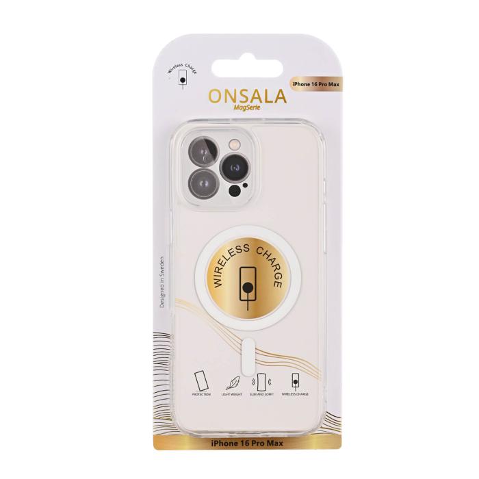 Bild 3, Onsala Onsala iPhone 16 Pro Max Mobilskal TPU MagSafe Transparent