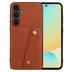  Galaxy A56 5G/A36 5G Skal L&auml;der Med Kortfack Och Magnet