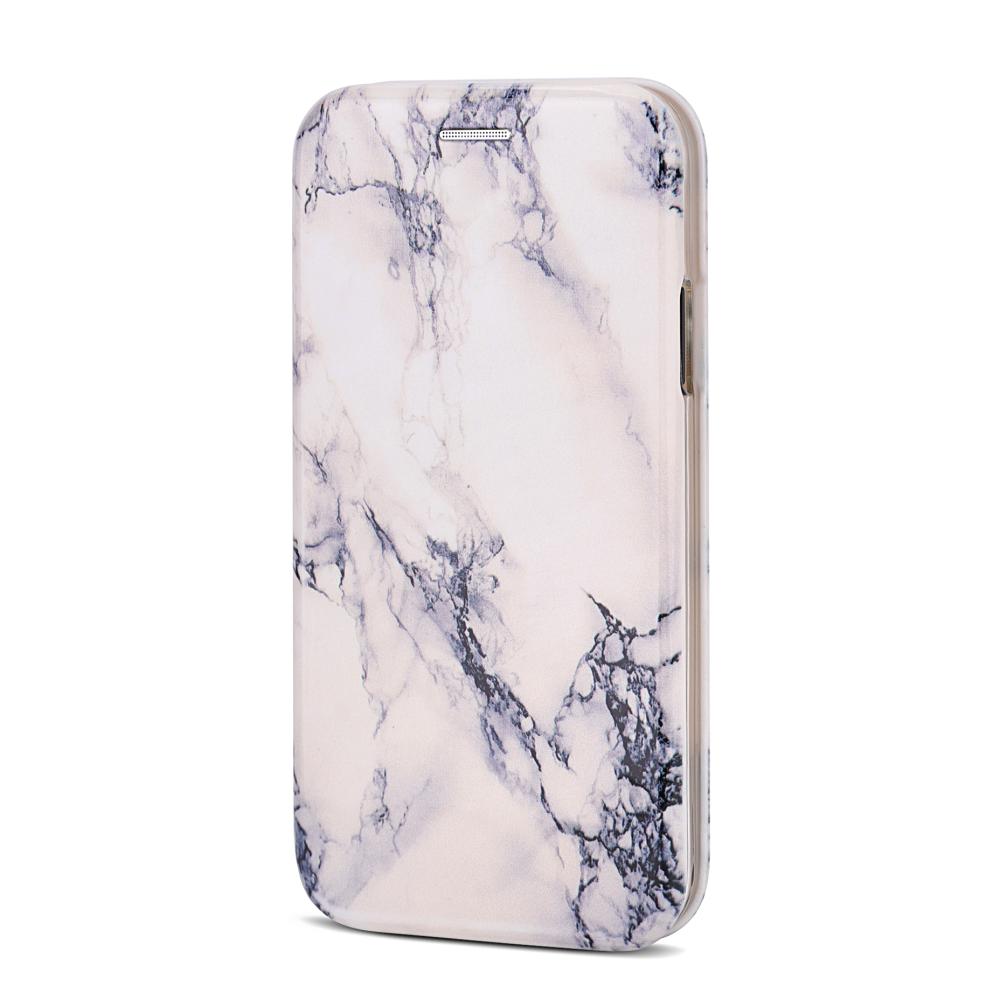  iPhone X/Xs Plånboksfodral - Marble White