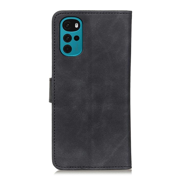 Bild 3, KHAZNEH KHAZNEH Motorola Moto G22 Fodral Retro Svart
