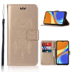  Xiaomi Redmi 9C Fodral Owl Dream Catcher Guld