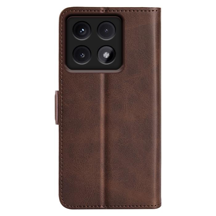 Bild 6,  Xiaomi 14T Pro Plånboksfodral Läder Brun