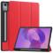  Lenovo Idea Tab Pro Fodral Tri-Fold Läder Röd