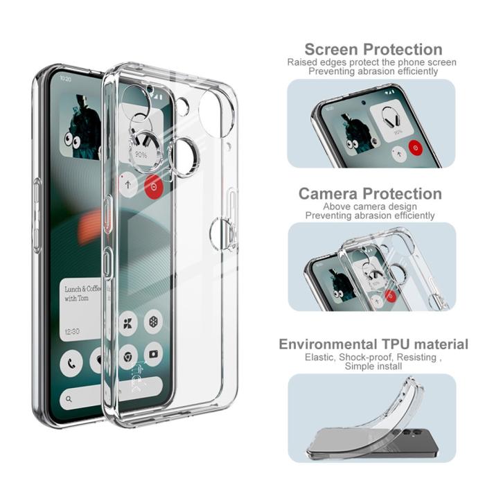 Bild 5, IMAK IMAK Nothing Phone 3 Skal Soft TPU Transparent