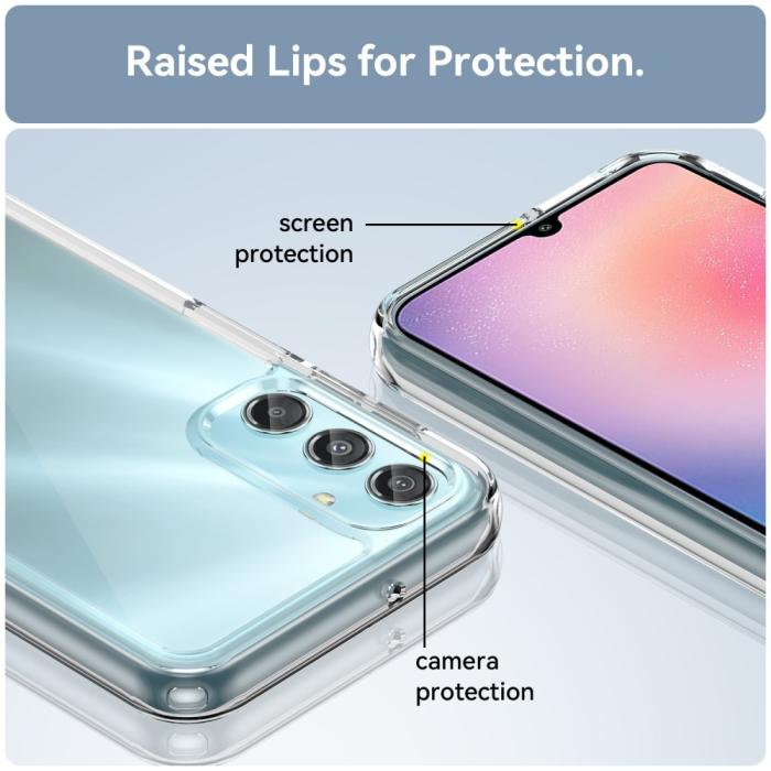 Bild 6,  Samsung Galaxy A25 5G Skal Shockproof Akryl/TPU Transparent