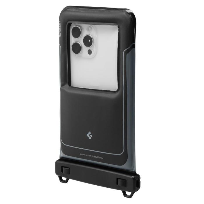 Bild 5, Spigen Spigen 2-PACK Universal Vattentät Påse / Mobilväska Svart