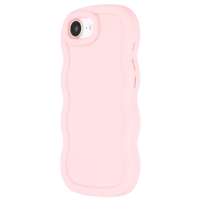 Bild 4,  iPhone 17e / 16e Mobilskal Wavy Ljus Rosa
