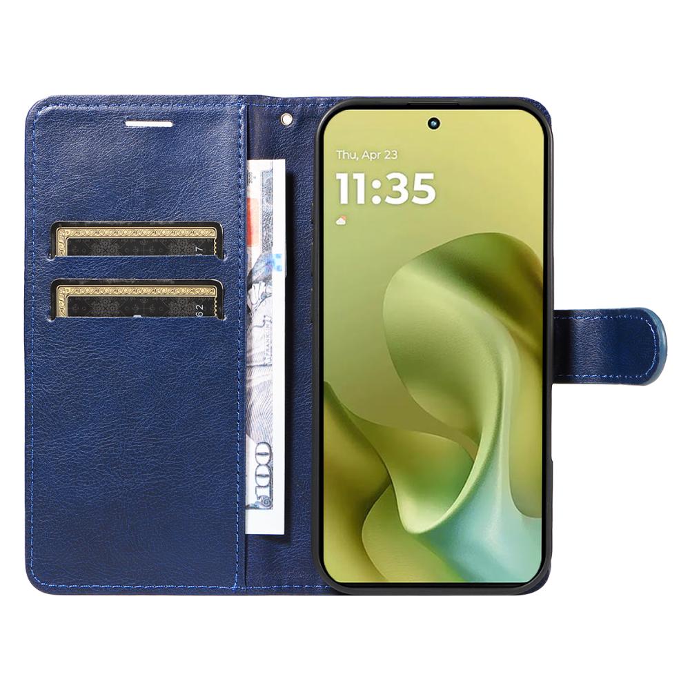  Motorola Moto G86 Power / G86 5G Fodral Läder Blå