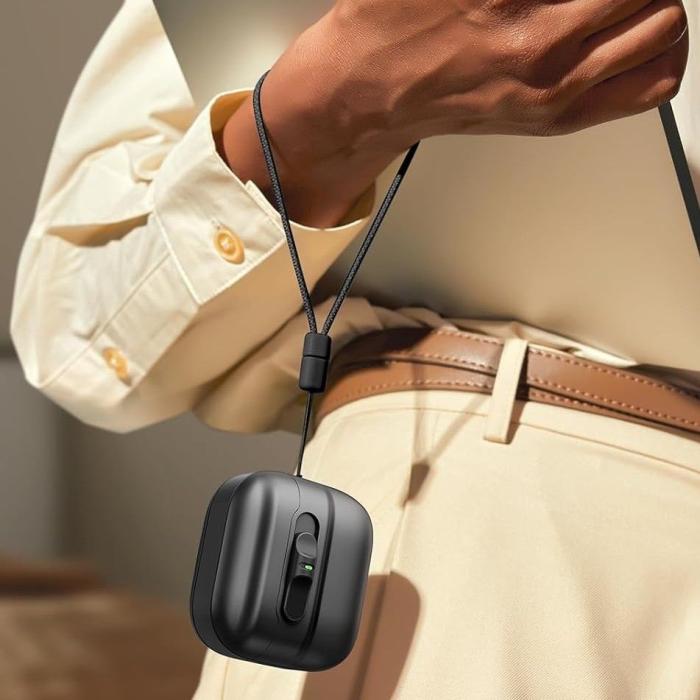 Bild 2, ESR ESR AirPods 4 Skal MagSafe Pulse HaloLock Svart