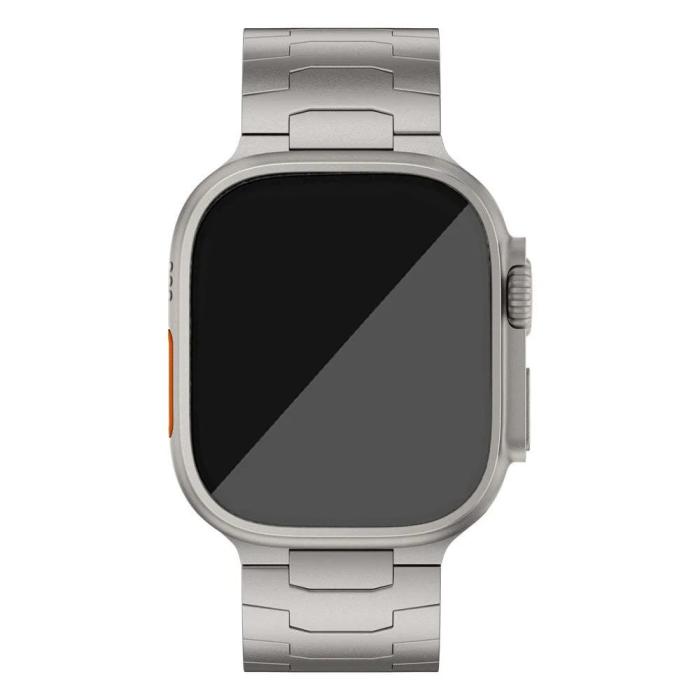 Bild 3,  Apple Watch 42/44/45/46/49 mm Klockarmband Metall Silver