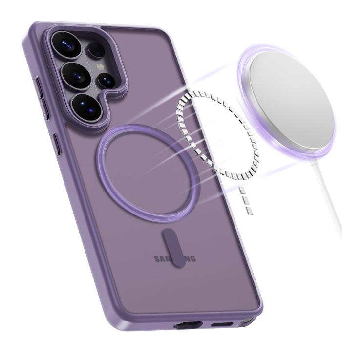 Bild 4, Tech-Protect Tech-Protect Galaxy S26 Ultra Skal MagSafe MagMat Cobalt Violet