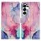  Samsung Galaxy A37 5G Fodral Med Tryck Rosa Marmor
