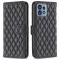  Motorola Edge 40 Pro 5G Fodral Diamond Läder Svart