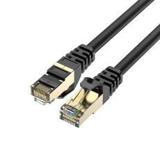  2m Cat8 40Gbps RJ45 STP-n&auml;tverkskabel Svart