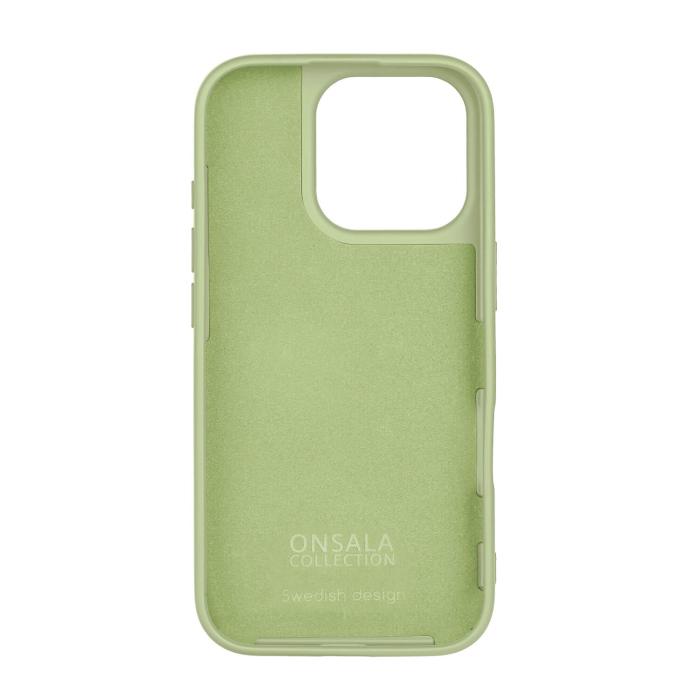 Bild 2, Onsala Onsala iPhone 16 Pro Mobilskal Med Silikonkänsla Lime