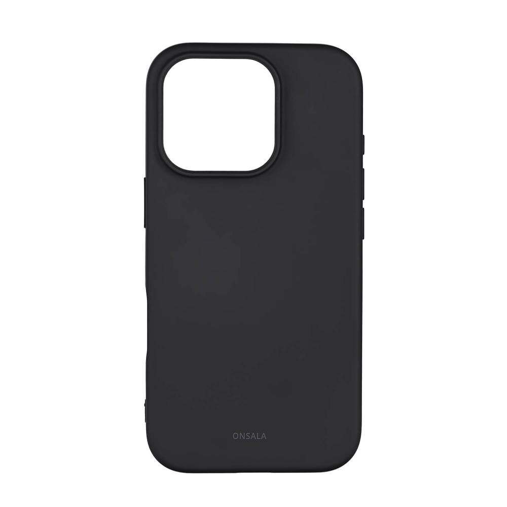 Onsala Onsala iPhone 16 Pro Mobilskal Med Silikonkänsla Svart